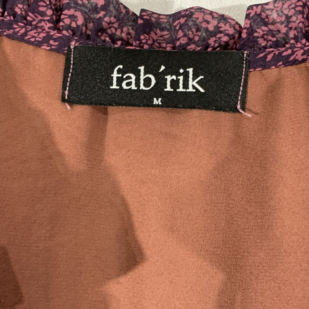 Fab’rik Mini Tiered Dress Womens M Fall Long Sleeve Cute Chic Stylish Trending - Picture 5 of 7